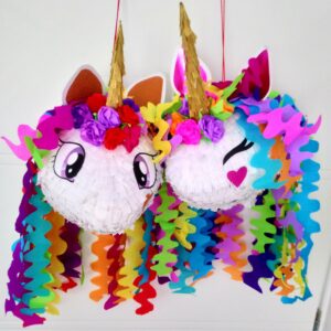 Unicorn pinata | Pinata unicorn head | Rainbow unicorn | Baby unicorn | Unicorn birthday | Gift for girls | Birthday party