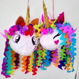 Unicorn pinata | Pinata unicorn head | Rainbow unicorn | Baby unicorn | Unicorn birthday | Gift for girls | Birthday party