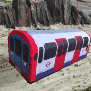 London Underground Pinata | Metro Pinata | Subway Pinata | Underground Pinata | London Pinata | Birthday Pinata | Metro car Underground car