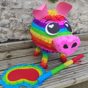 Piggy pinata | Rainbow Pig | Rainbow pinata | Colourful pinata | Rainbow party | Animal Pinata | Funny gift