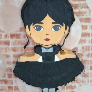 Wednesday Pinata | Wednesday Addams | Addams Family | Wednesday party | Wednesday Birthday | Halloween Birthday | Halloween Party