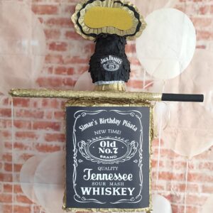 Jack Daniels Pinata | Whiskey | Whisky | Pinata for man | Pinata for bachelor party | Gift for man | Pinata for Adult
